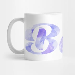 Beta Blue Watercolor Mug